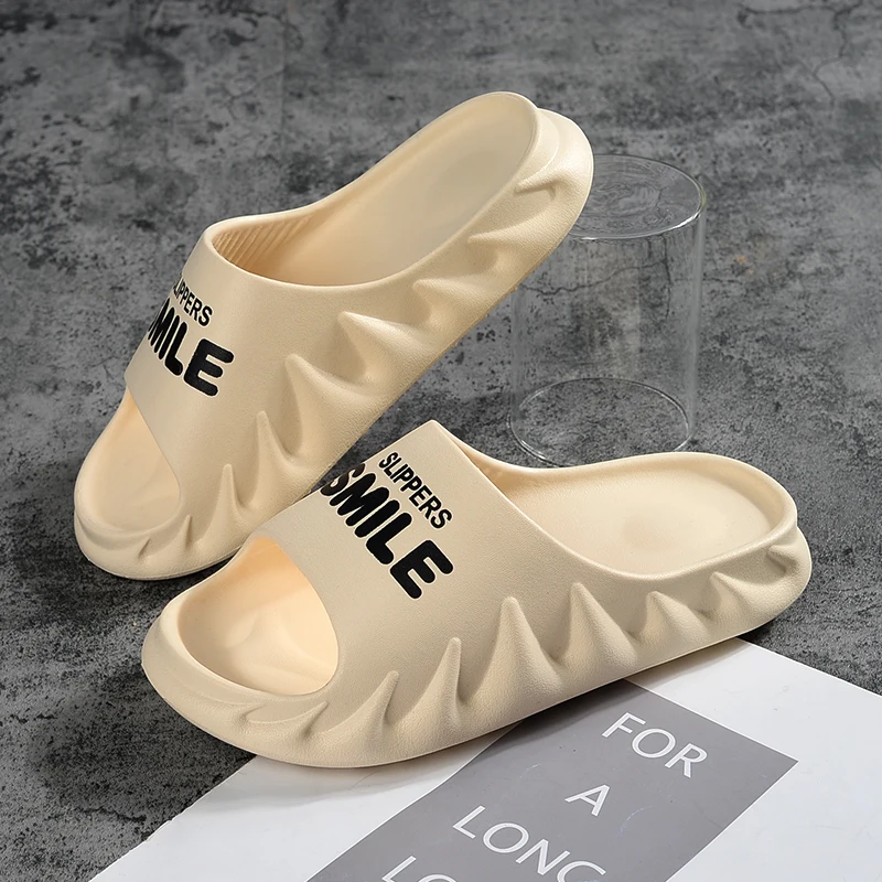 
Сандалии yeezy пляжные взрывобезопасные для мужчин и женщин, шлепанцы для душа, сланцы, плоская подошва, Эва, сланцы, для пар, дом с пламенем, 2021 