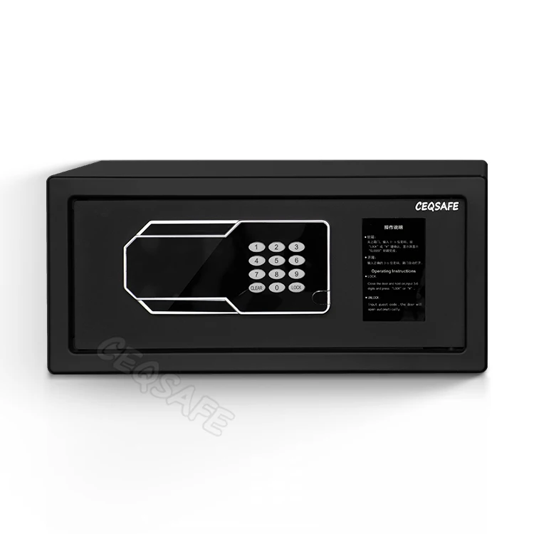 CEQSAFE China Professional Customized Portable Steel Small Deposit Hotel Safe Box for Money