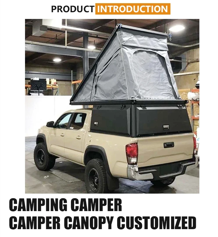 Ute Silverado Truck Canopy Hard Camper Alucab Pickup Tacoma Camper Top 