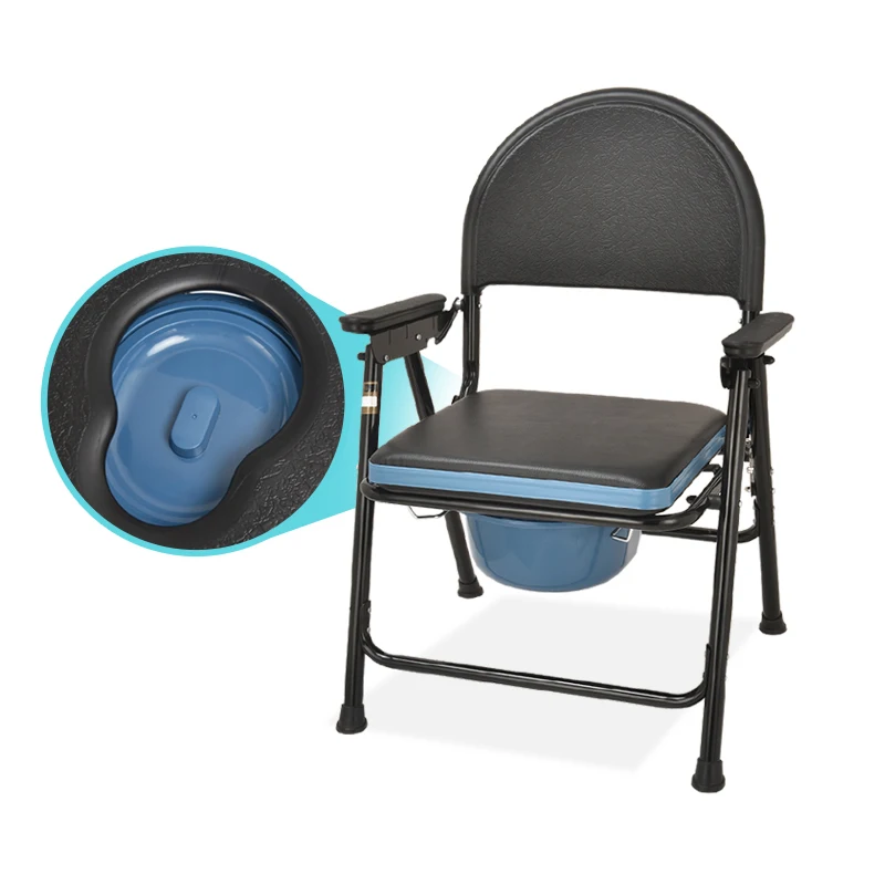 Hot Sale Commode Chair Hospital Dedicated Folding Commode Chair With ...