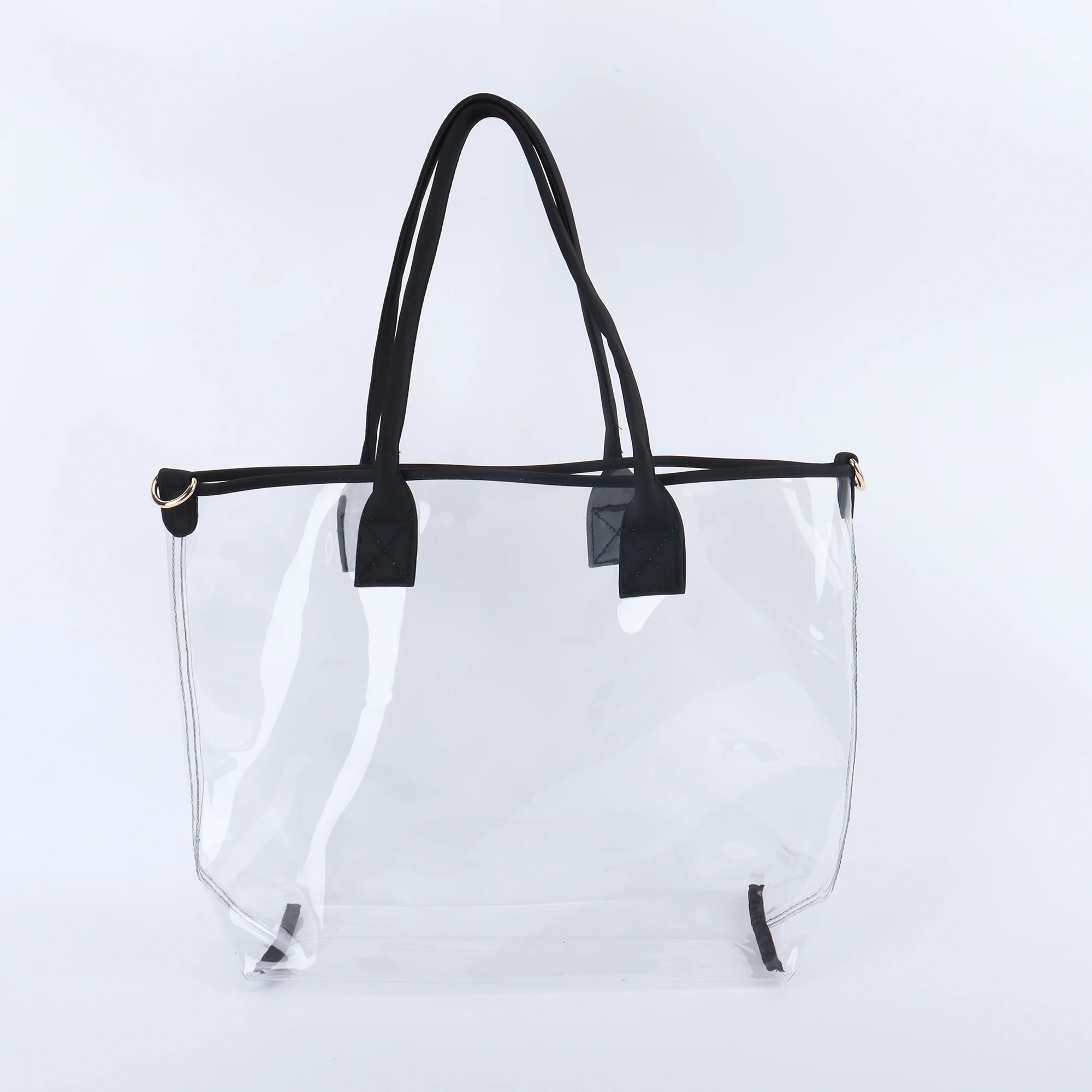 Zaino trasparente per bambini in PVC e Nylon imbottito zaino resistente borsa impermeabile trasparente per la giornata di gioco della scuola zaino trasparente Zaino trasparente per bambini in PVC e Nylon imbottito zaino resistente borsa impermeabile trasparente per la giornata di gioco della scuola zaino trasparente