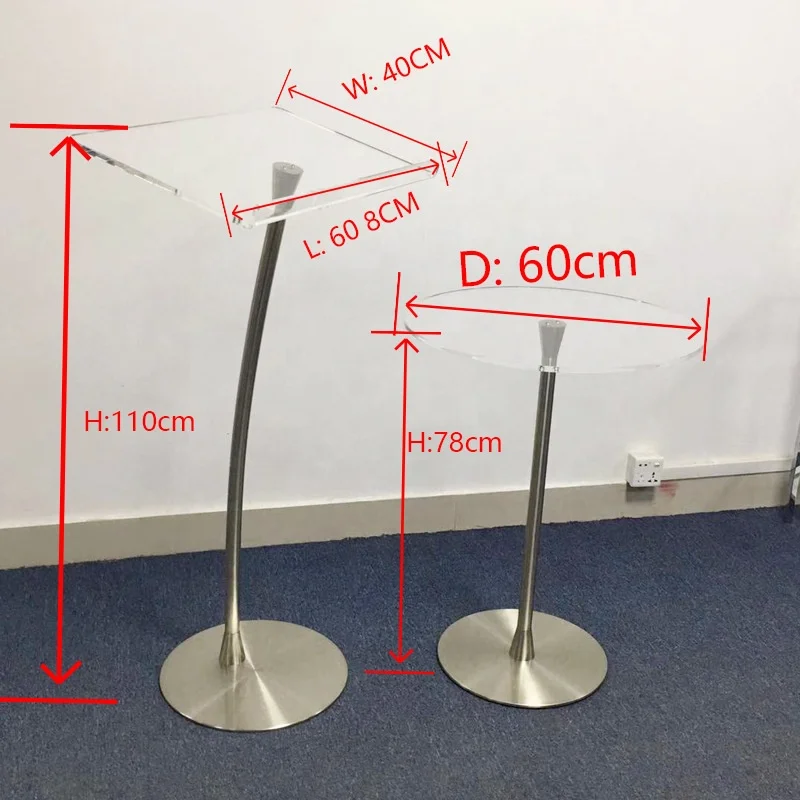 Podio Acrilico Trasparente YNAADYH 110cm - Per Conferenze, Scuola, Chiesa, Moderno E Elegante - Foto 8