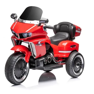 2022 Newest Kids Ride on Toy Motorcycle Plastic 3-Wheeler with Light and Music for Ages 2 to 4 Years