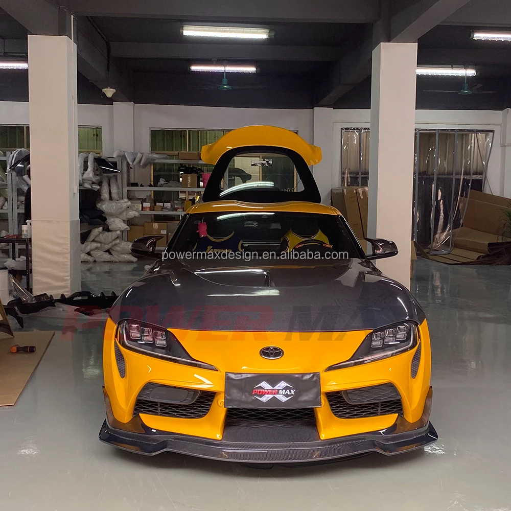 Carbon Fiber Bodykit Mb Style Front Bumper Lip For Supra A90 A91 Mk5