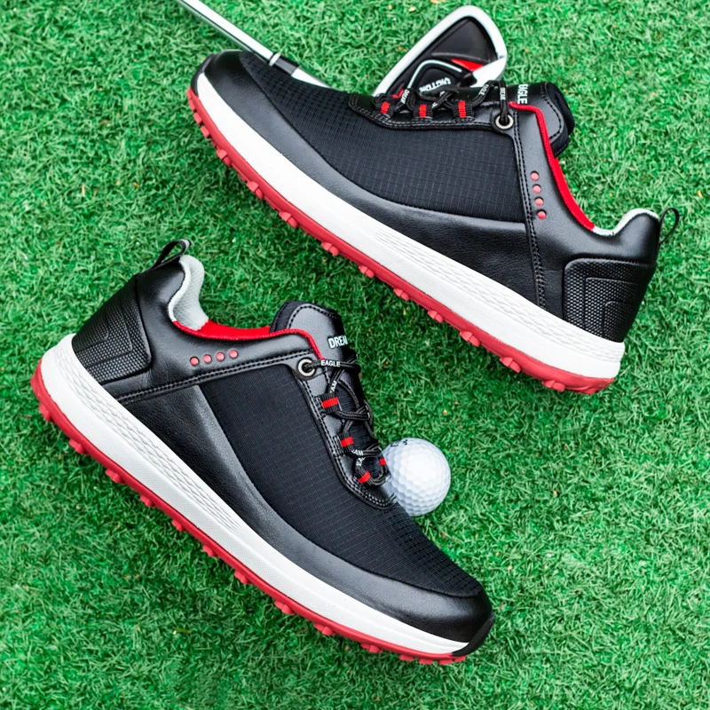 Manufacturer Wholesale Pu Leather Spikeless Sports Athletic Men Custom