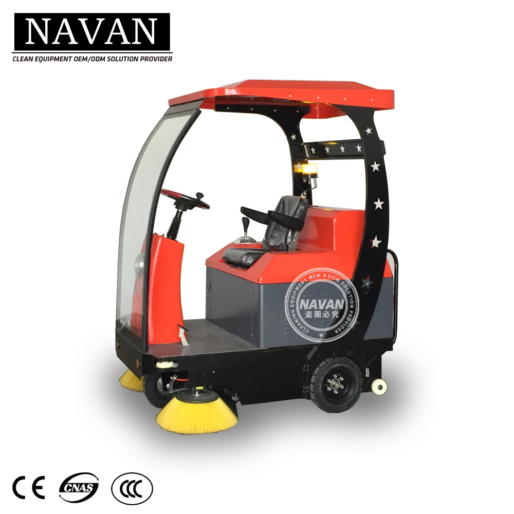 
NAVAN Wholesale industrial electric ride on vacuum road sweeper 