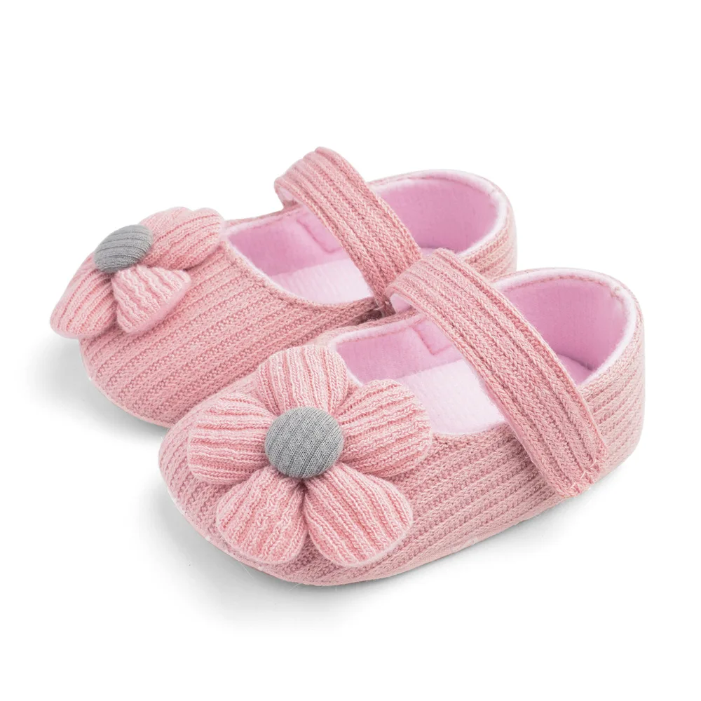 Zapatos De Princesa Para Bebé,Zapatos De Bebé De Fondo Suave,Zapatos Suaves  Para Bebé,Flor De Lana Para Primavera Y Otoño - Buy Zapatos De Princesa Bebé ,Zapatos De Flores,Zapatos De Cuero Flores Product on