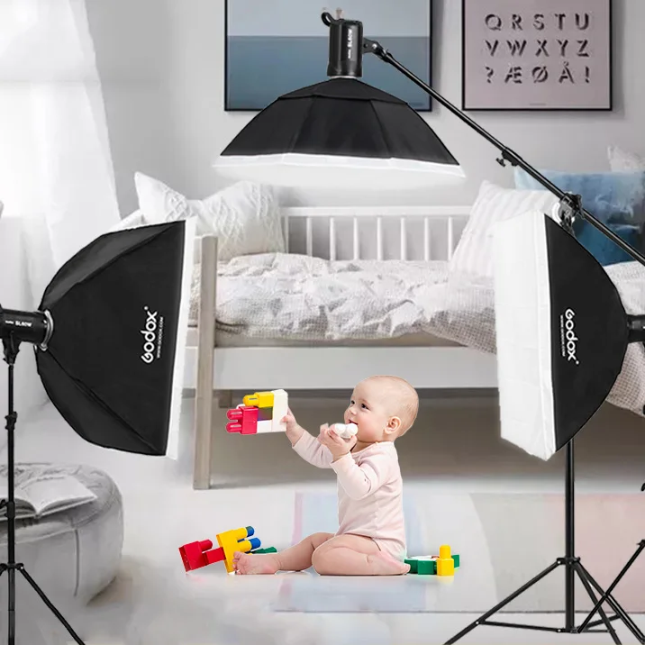 Godox SL60W Studio LED Continuous Video Light 50x70cm Softbox