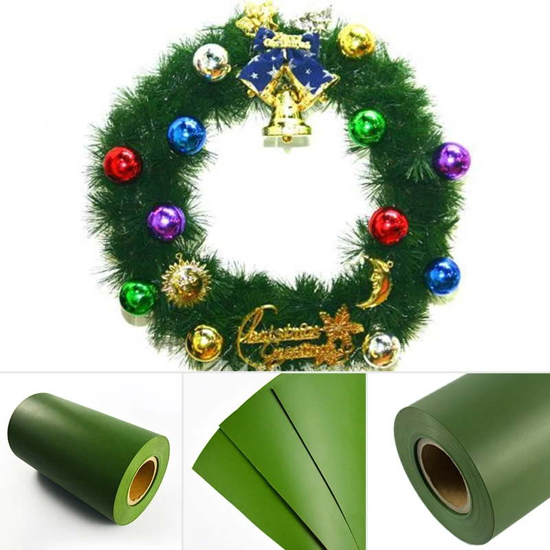Matte Green Pvc Roll Color Rigid Plastic PVC Film for Making Christmas Tree Leaves