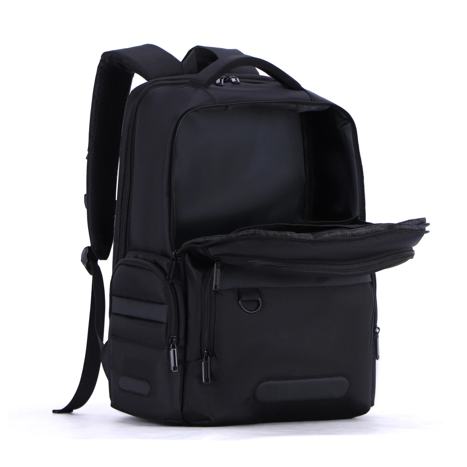 Designer Large 18 Inches Black Travel Men's Back Pack Bag Custom Business Laptop Backpack