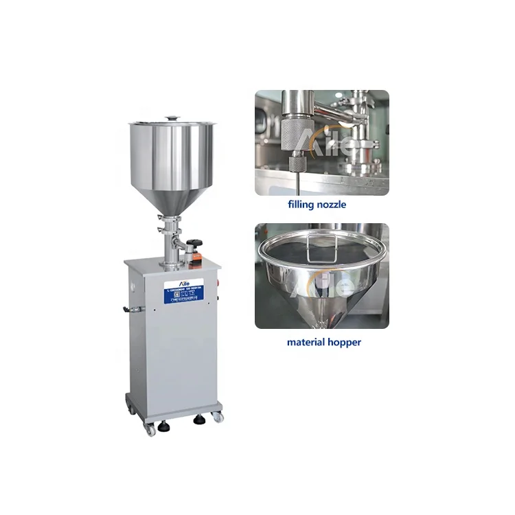 Filling Machine Manual Oil Butter Liquid Cream Lotion Cosmetic Lip Gloss Mascara  Paste Filling Machine