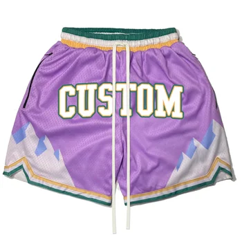 Source Custom Basketball Shorts Embroidery in Mesh 100% Men Retro Just Don  Shorts on m.