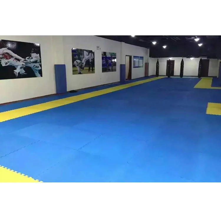 Factory Price 100*100cm Interlocking Floor Gym Eva Foam Tatami Mat Cushioning Floor Taekwondo