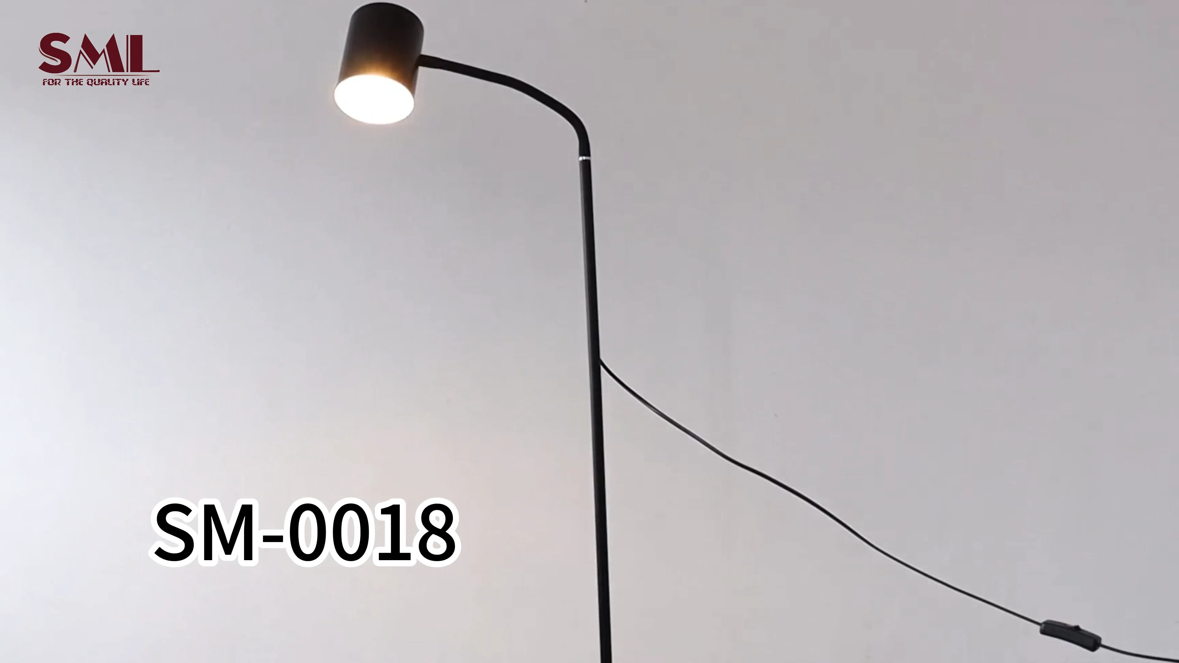 Sml Minimalist Floor Lamp Post Modern Exhibition Hall Bedroom Living