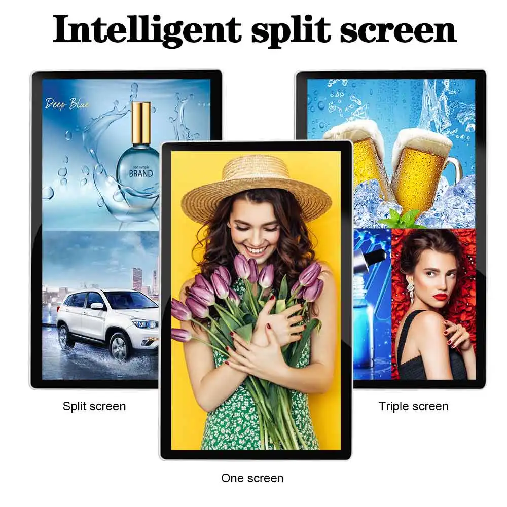 Retail Advertising Display Screen Digital Signage with Wifi Android Motherboard for Advertising Display
