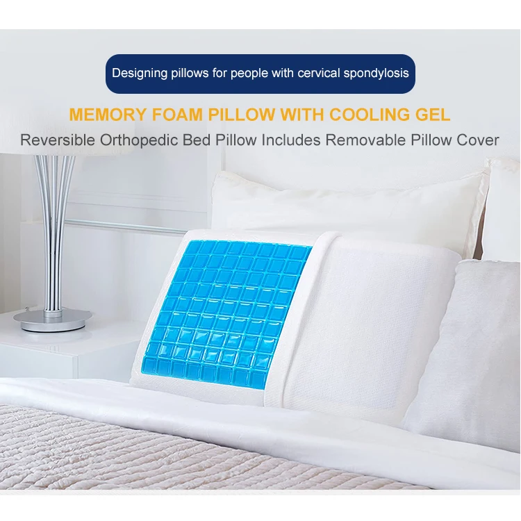 Китай производитель охлаждающий гель пены памяти подушка гель