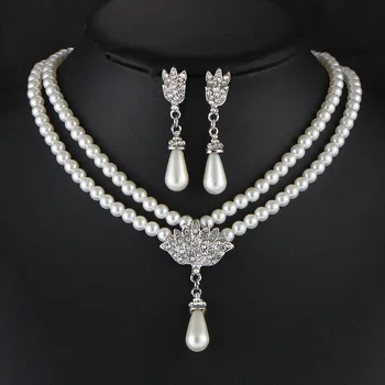 Fashion jewelry sets women pearl necklace for women Wholesale N99265