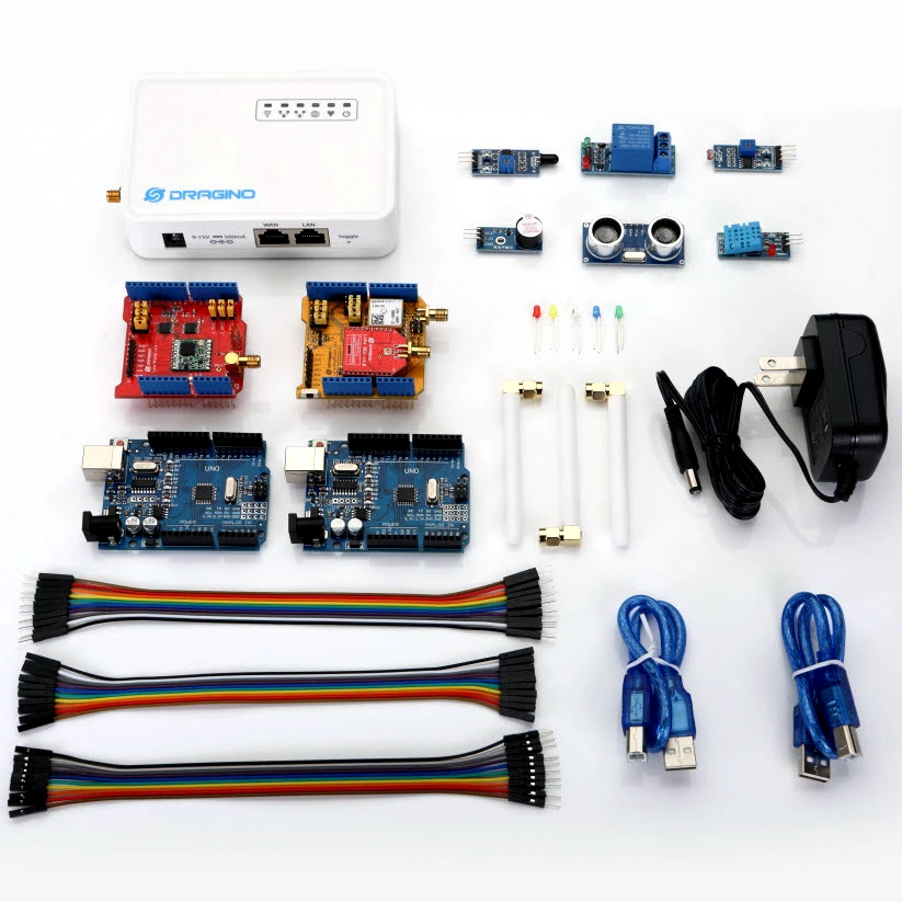LoRa IoT Kit433 868 915 Mhz helps users turn the idea into a practical application LoRa IoT Kit - Famidy.com