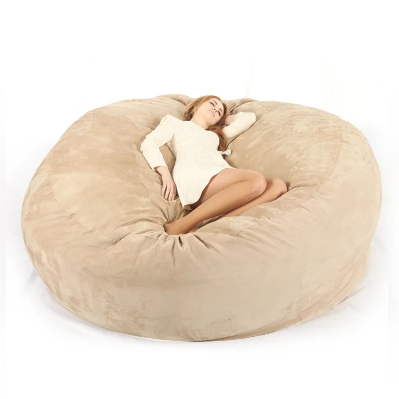 Giant Bean Bag Bed Memory Foam Big Beanbag Cozy Living Room Sofas ...