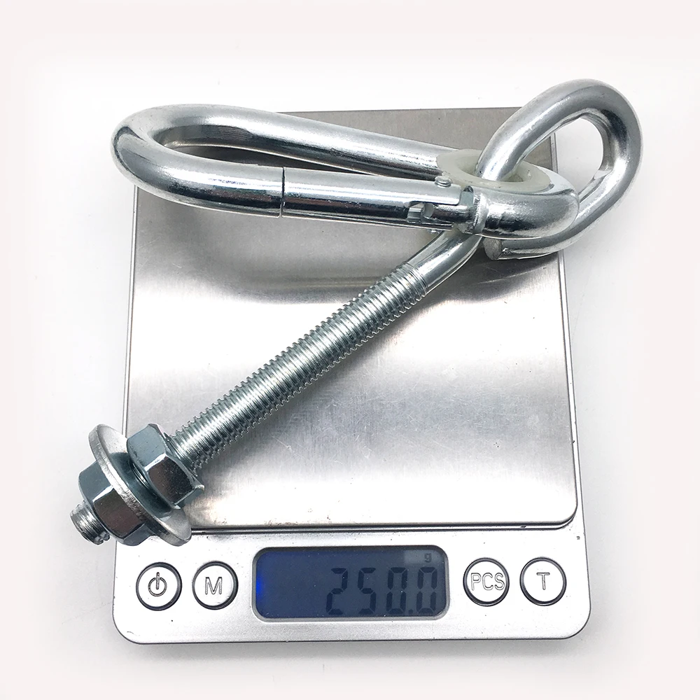 BT-0128 Washer Zinc Plated Electric Galvanized Steel Shaft Style Swing Hanger with Spring Clip