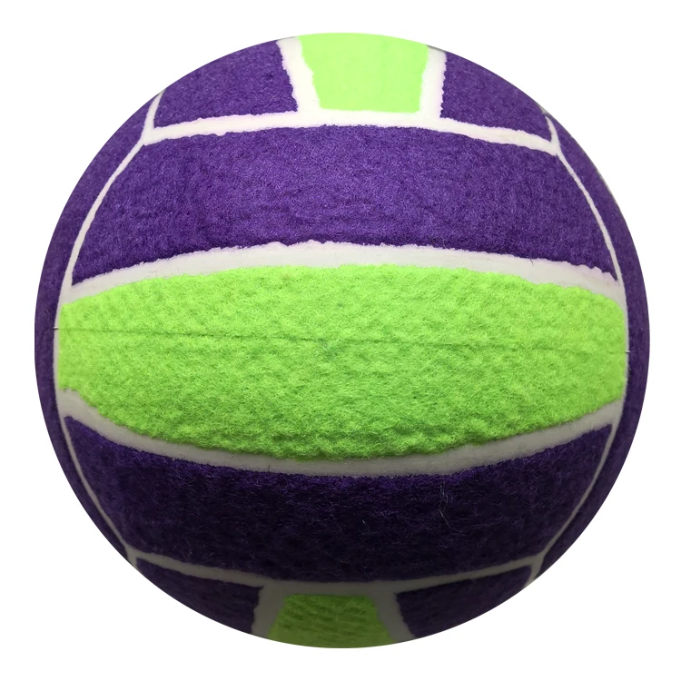 サイズ6、7、8、8.5人気の黄色い色の膨張した大きなテニスボール