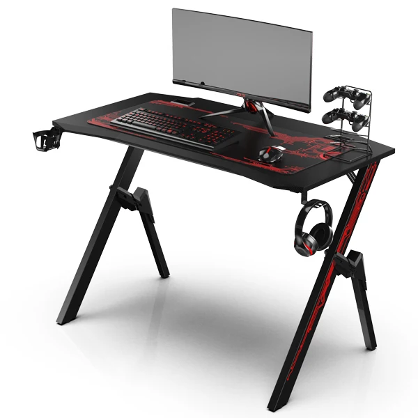 2020  NGC-I   1.2m cheap hot sale  desk for PC gaming  computer  gaming desk with  MDF carbon fiber desktop