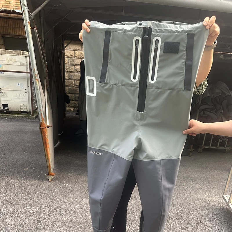 Pantaloni pentru vânătoare personalizați, ieftini, cu imprimeu Nurture Camo, pentru bărbați, termoizolați, cu fermoar, cu talpă și cauciuc, personalizați OEM, din țesătură completă din neopren