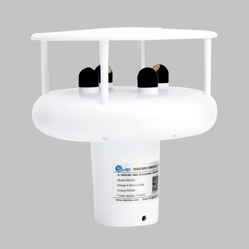 Ultrasonic High Accuracy Wind Speed Wind Direction Transmitter Industrial Anemometer Sensor