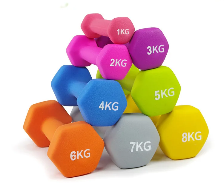 Dumbbell Set Rubber Hex Dumbbell High Quality Dumbles Weight Lifting Dumbbells