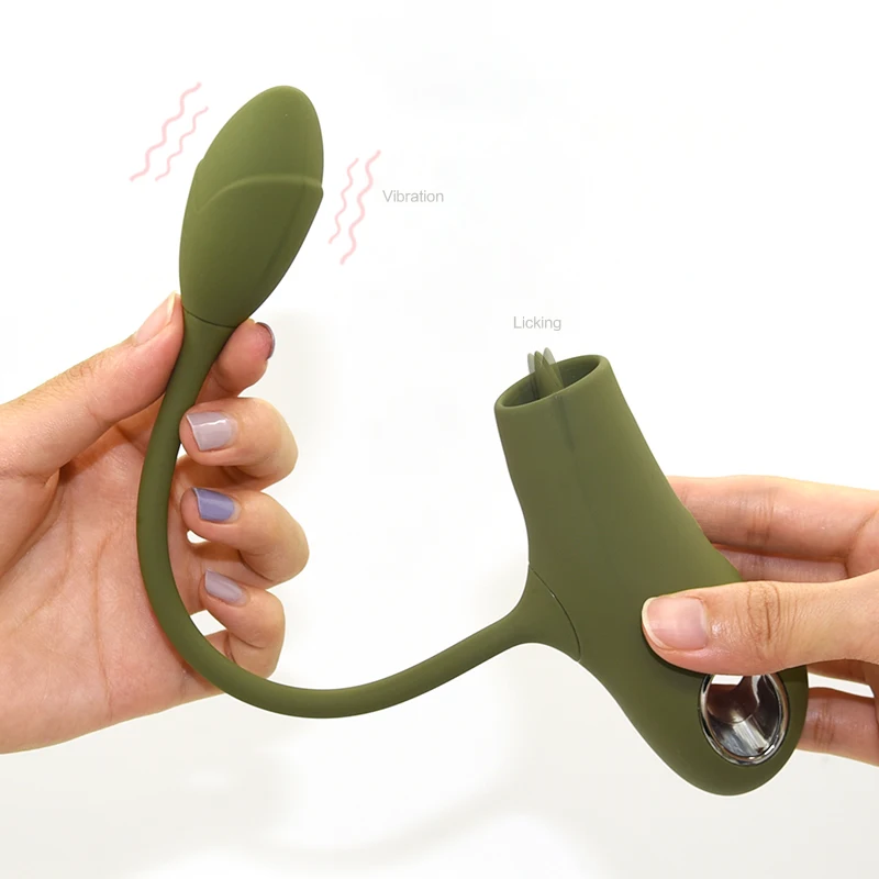 OEM 10 Frequency Tongue Lick and 10 Frequency Vibration Beat Suction  Vibrator Tongue Licking Mini Jumping Egg Vibrator