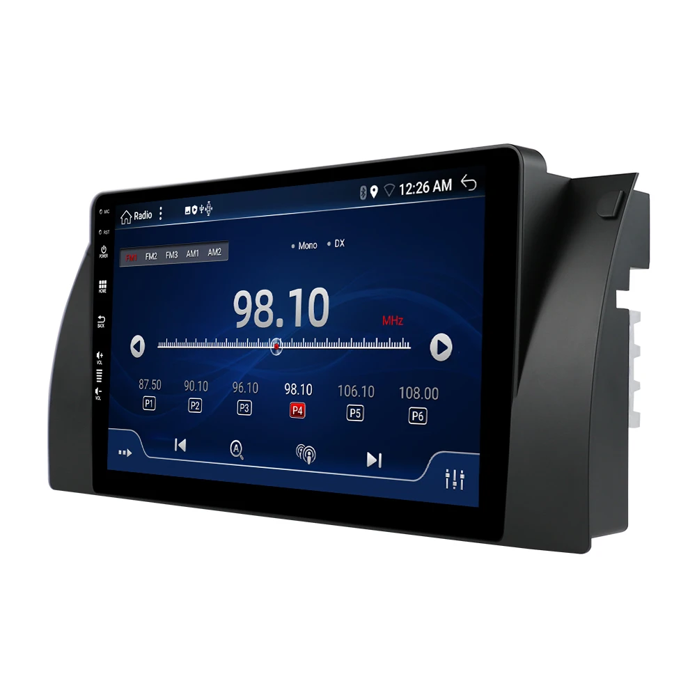9 Inch Touch Screen Android 11 Stereo Car Radio Audio Multimedia Car Dvd Player With Navigation WIFI OBD 4G Dongle for BMW E39