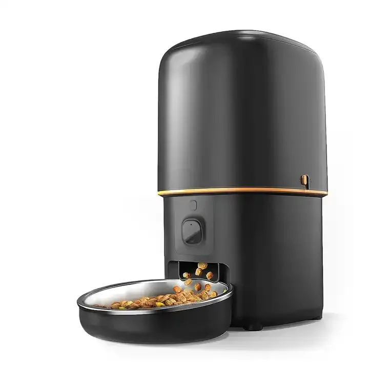 Tuya App Eco Friendly Timed Ration Feeder Cats Dogs With 4l 5g Camera ...