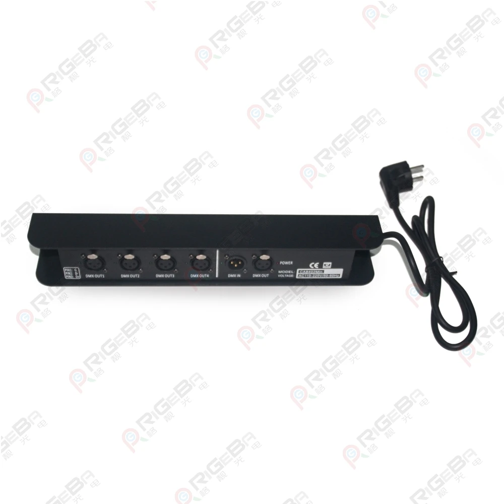 Mini Dmx Splitter 1 in 4 Out With Electronic Isolation signal and Transformer Power Supply for Lights