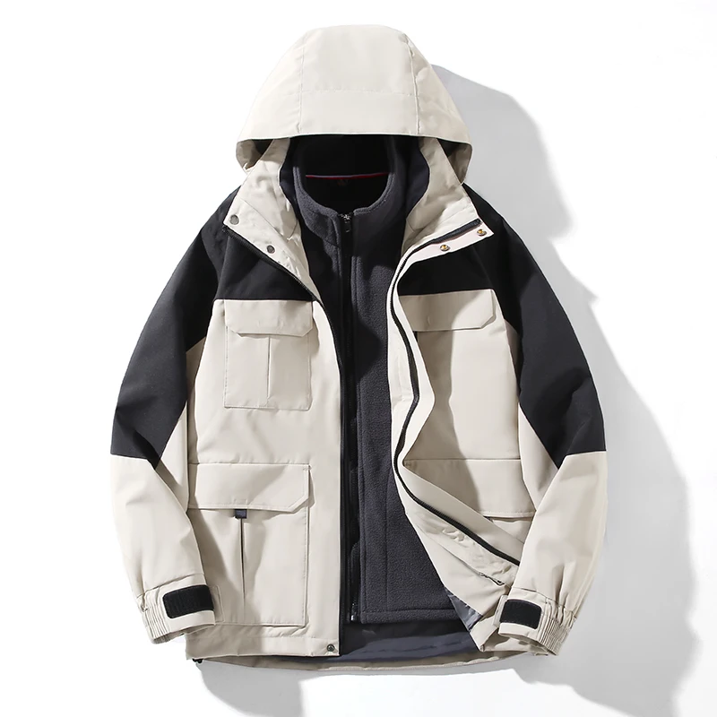 Men's Winter Jacket Waterproof Lightweight Raincoat