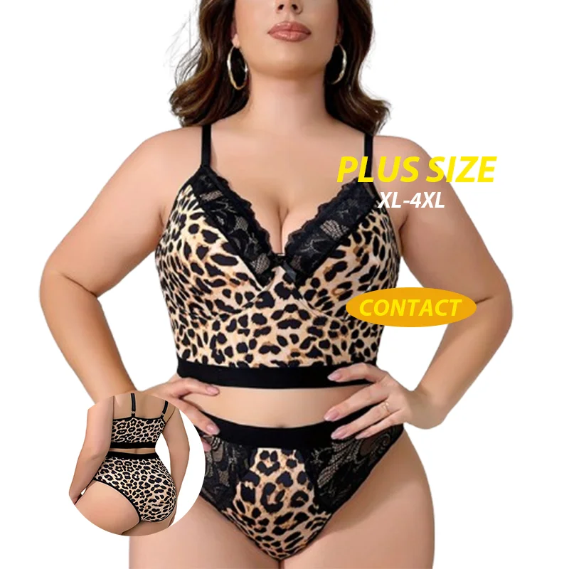 Wholesale Women's Underwear - Sexy Lace Plus Size Push up Bra Set