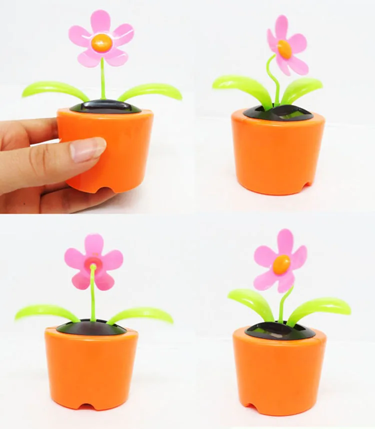 Дешевые мощные цветы, оптовая продажа, солнечные игрушки