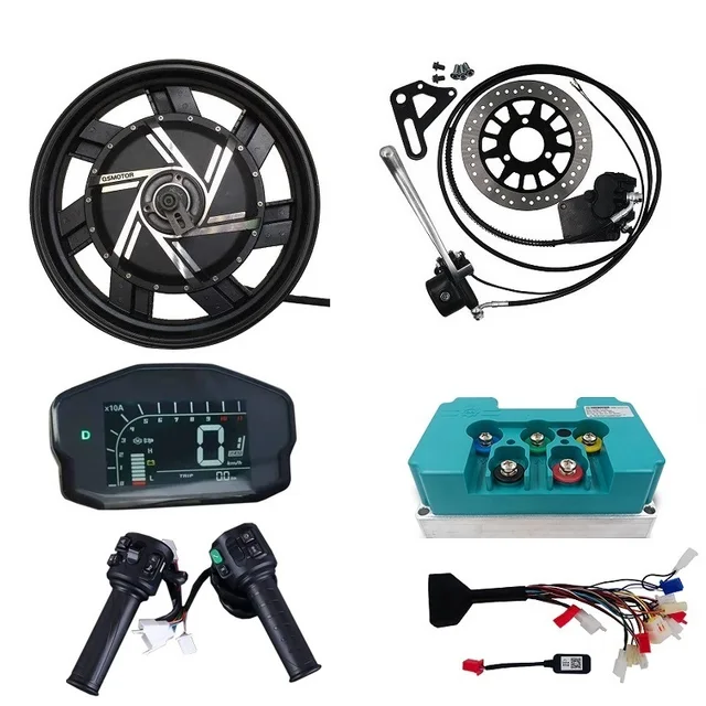 QS MOTOR 273 17INCH 5000W Electric Motorcycle Conversion Kits  With Max. Speed 120kph