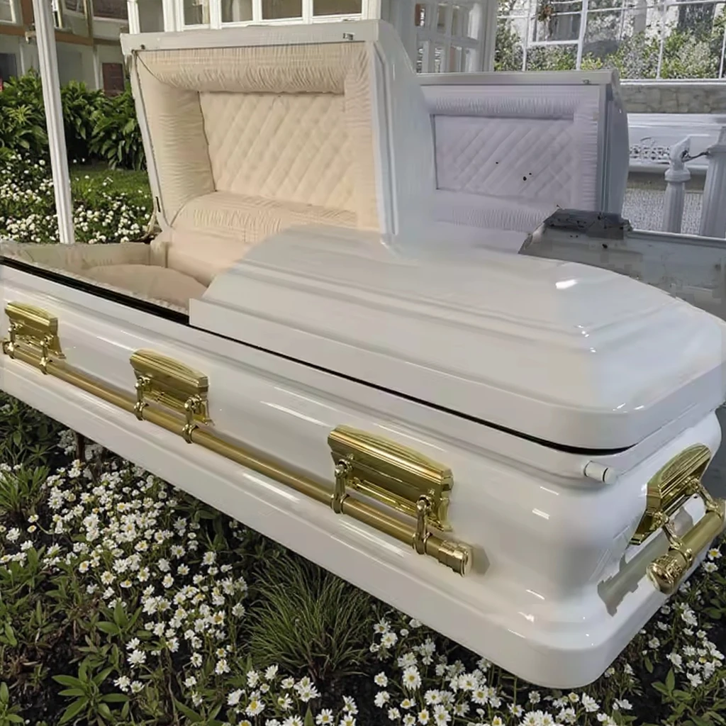 CHEAP American Style Funeral Brand-new Steel Caskets Sale