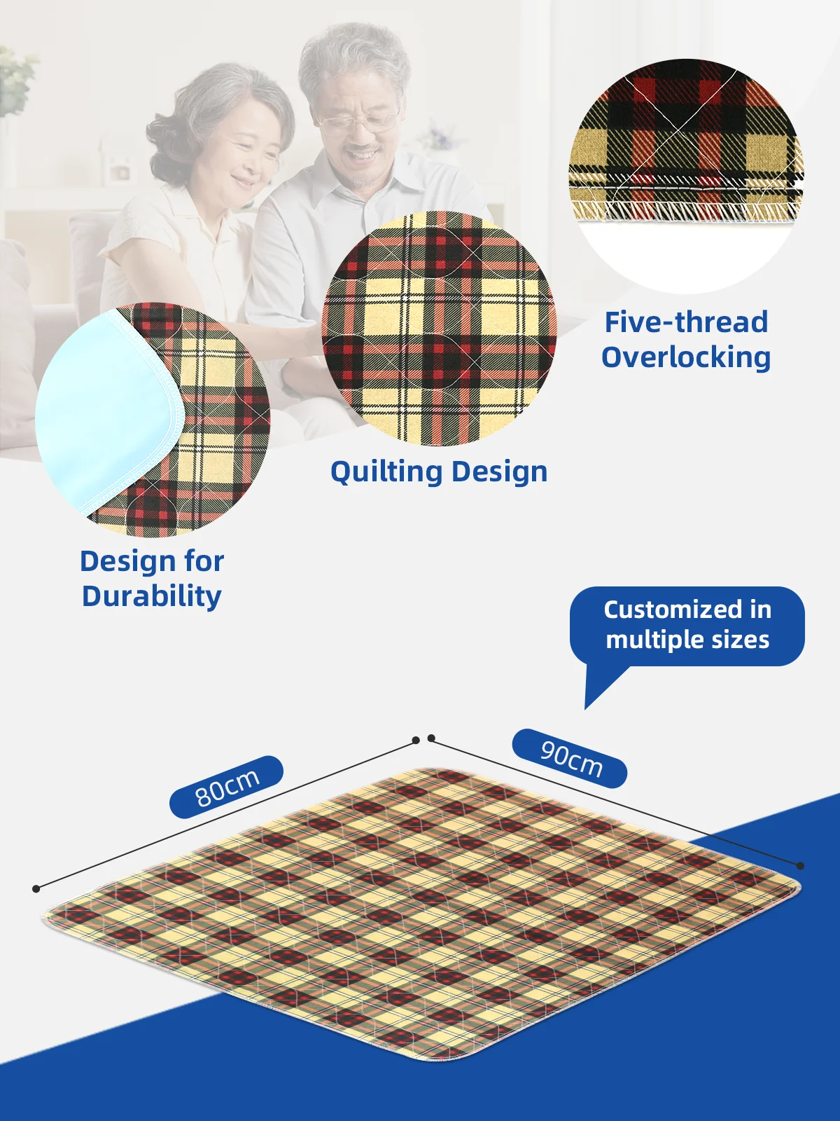 Wholesale Bed Pads Washable Waterproof Underpads Super Absorbency Reus - product detail 1
