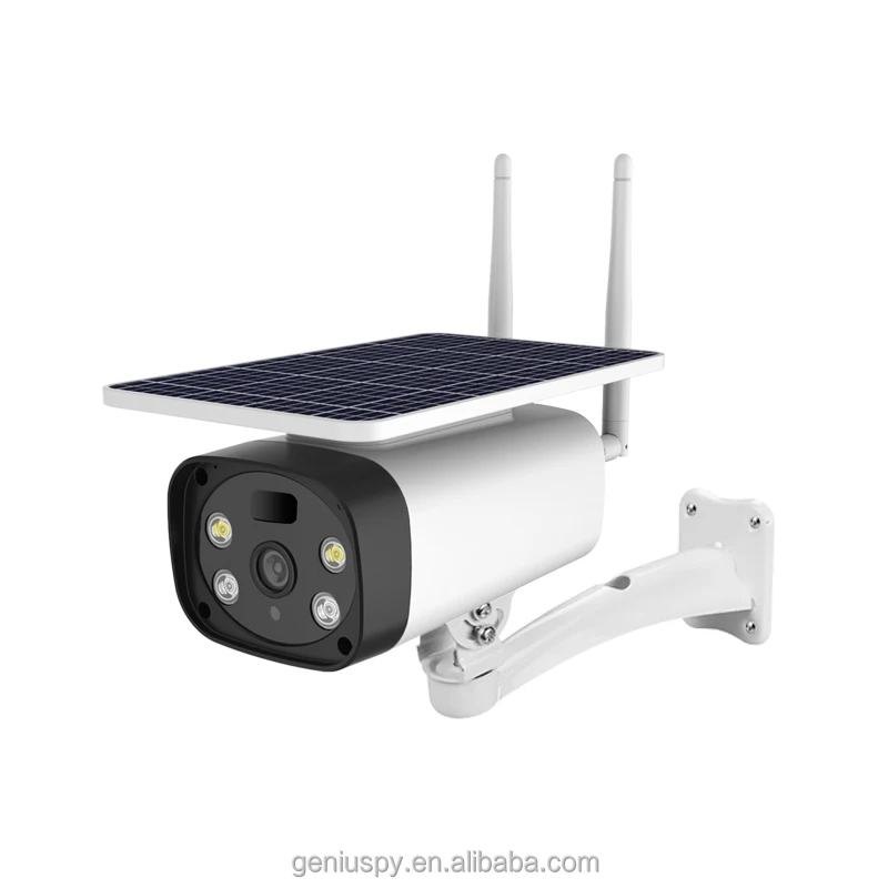 1080P 4MP Solar Bullet Camera  WiFi Outdoor Waterproof Wireless Solar Powered PIR IP Battery Security Camera Two Way Audio