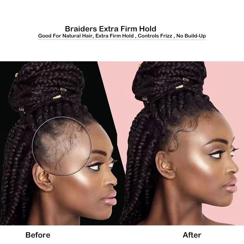 Private Label All Day Lock Extra Hold 4c Hair Styling Twist Loc Edge