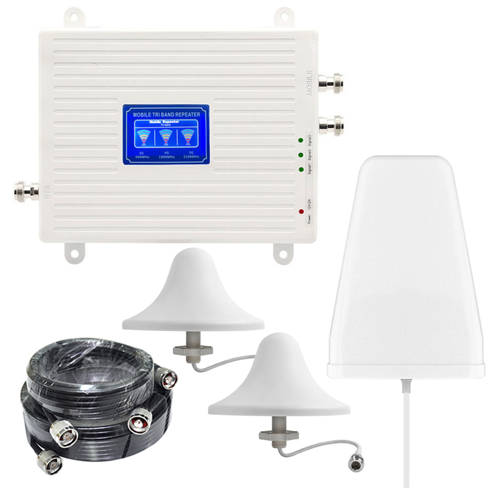 New arrival GSM 3G 900 1800MHz dual band signal repeater from china Manufacture gsm signal booster Amplifier