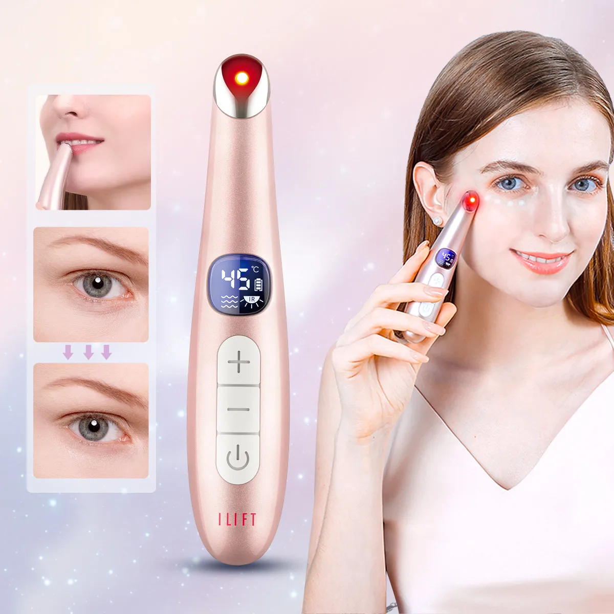 Top selling item in usa beauty products for women eye massage tool hot&cold beauty wand for eliminate eye wrinkle