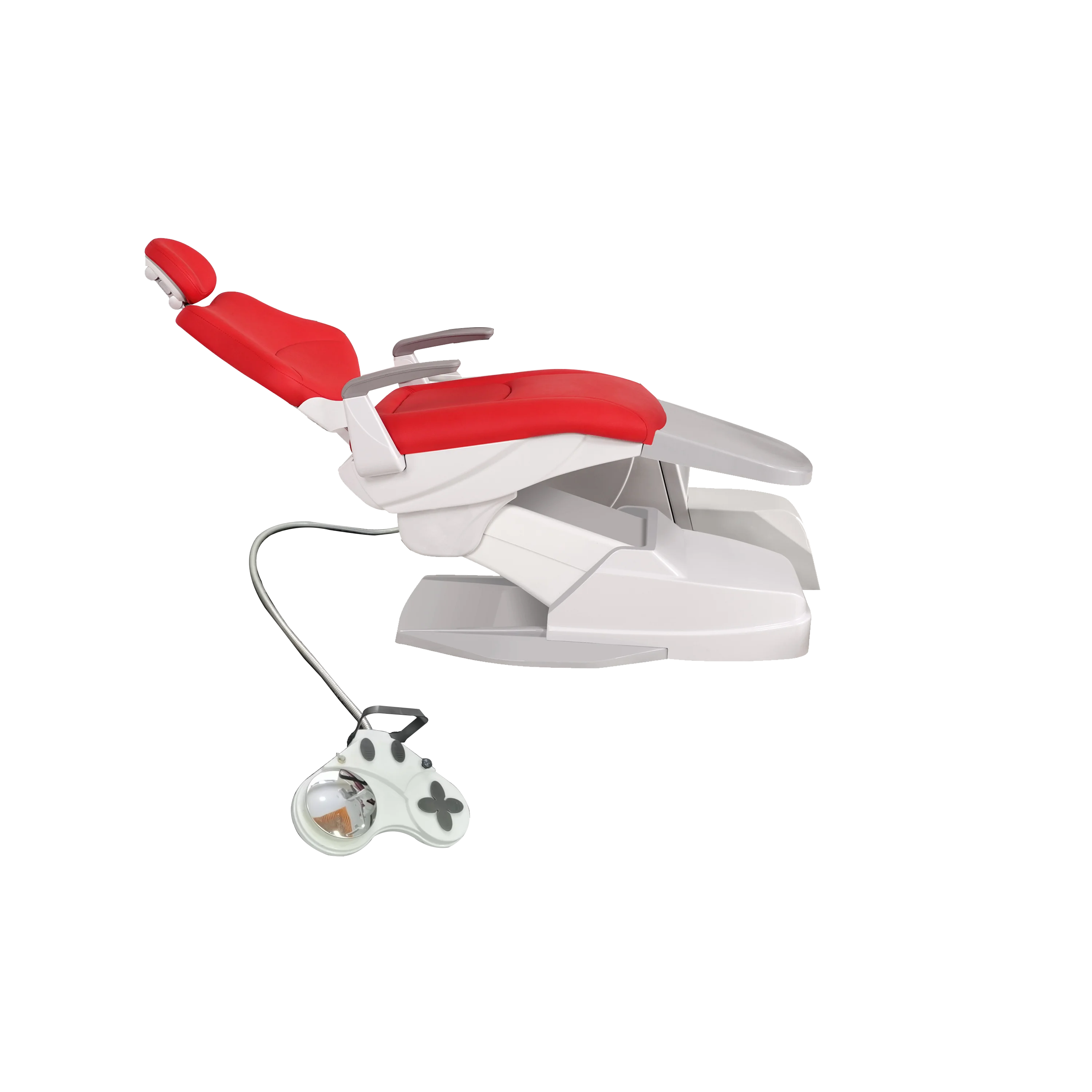 Luxury Orthodontic Dental Chairs With Operating Light Lamp Spittoon And