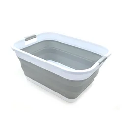 SONGICS Cesta De Lavandería Plegable Con Tapa, 19 Galones, Cesta De