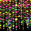 2 m fluorescent size round paper string