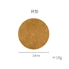 Turmeric-colored coaster (10cm)