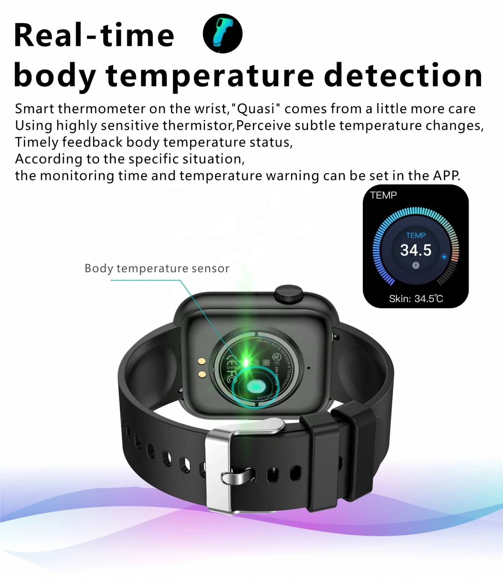 New Arrival Smartwatch QX7  Blood Oxygen Heart Rate Smart Bracelet Waterproof Sport Fitness Smart Watch for Android IOS
