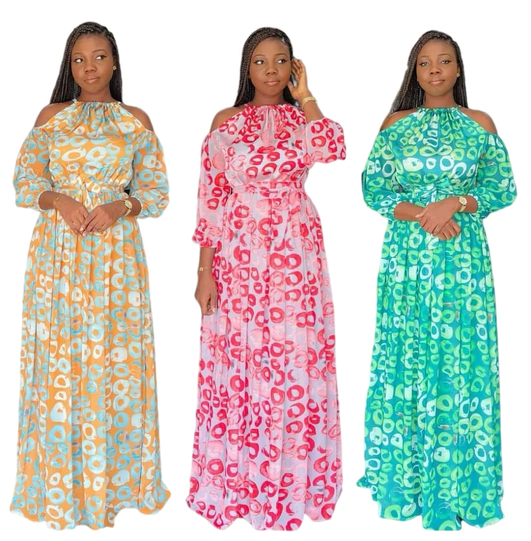 Summer African America Fashion Off Should Sleeveless Dresses Women Long Maxi  Dress Print Boho Dress Vestidos - Buy Summer African America  Fashion,Sleeveless Dresses Women,Boho Dress Vestidos Product on 