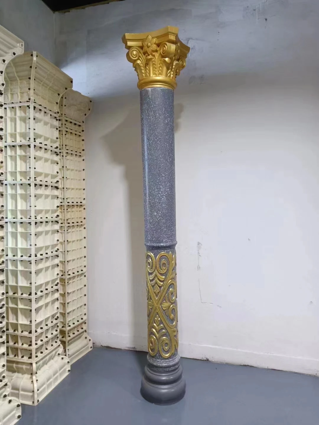 Concrete Spiral Roman Column Forms Head of Gate Pillars Design of Column Mold for Sale Mouldings Pillars House Pillars Designs